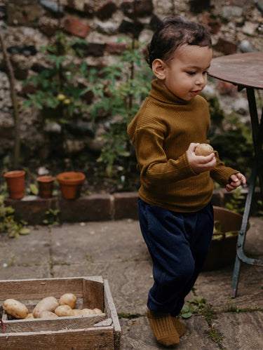 The Simple Folk Ribbed Turtleneck, Bronze